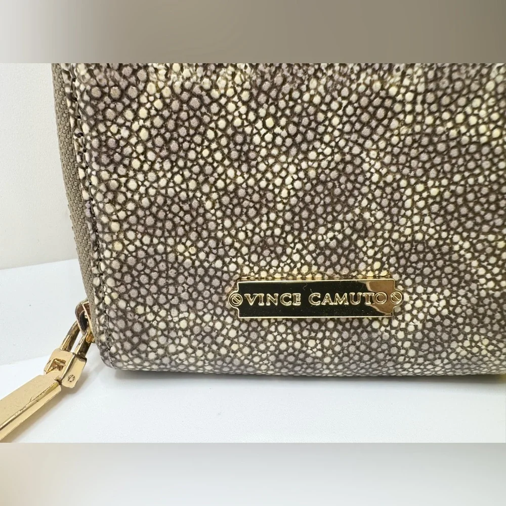 Vince Camuto Animal Print  Small Coin Purse Wallet  Compact